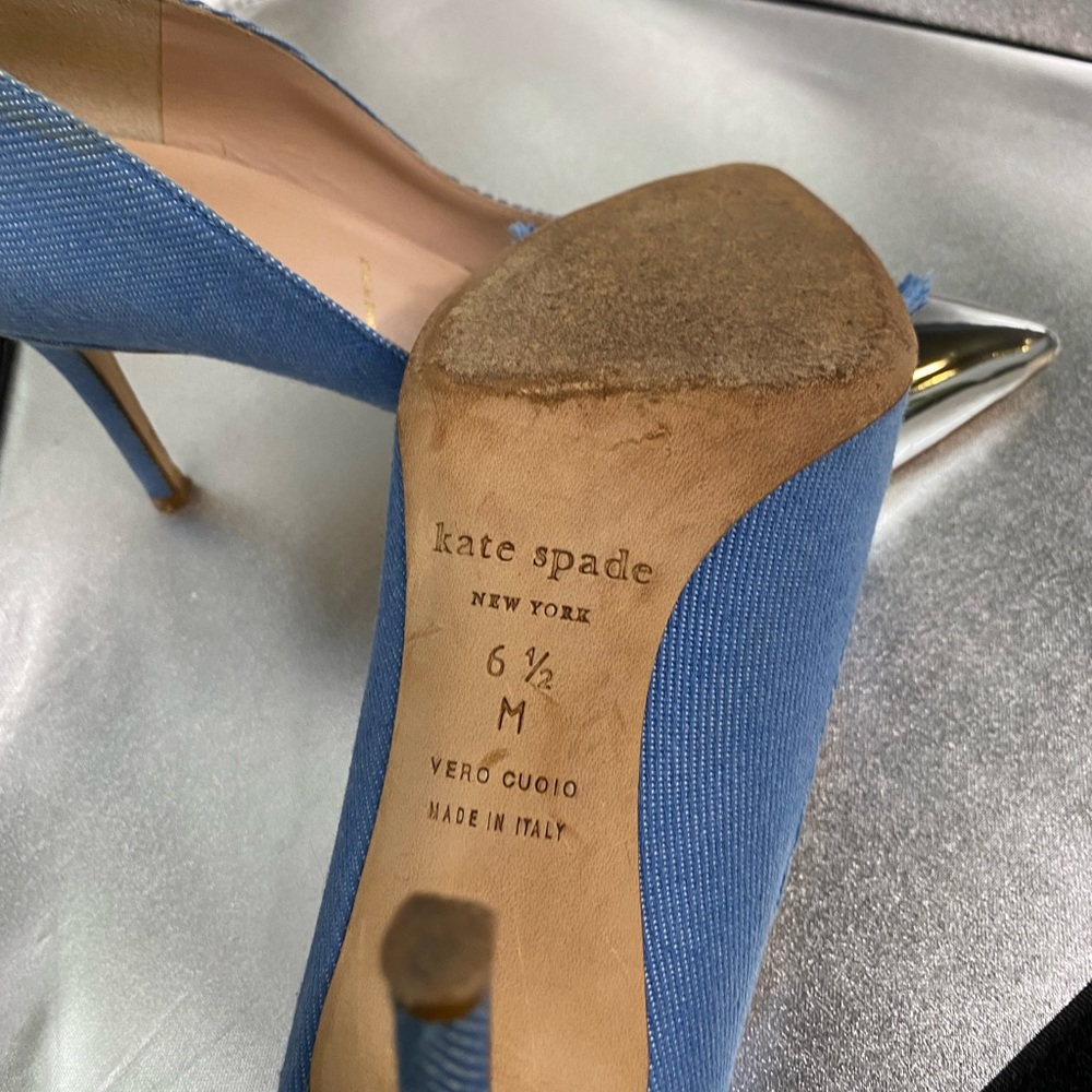 kate spade nude heels